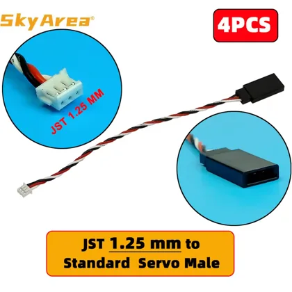 1.25mm JST 1.25 Male to JR Adapter for FCX24M stock electronics